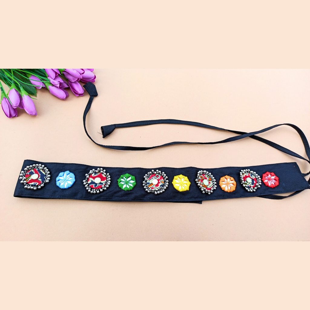 Round Mirror Waist Belt