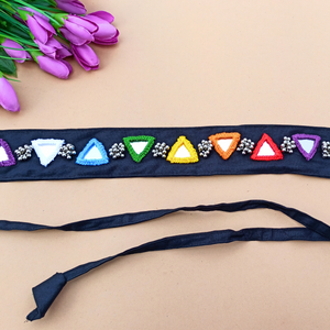 Triangle Mirror Work waist belt