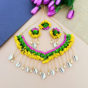 Haldi / Mehendi Flower Jewellery